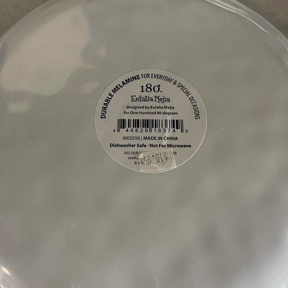 Melamine Plate Set: 8 - Picture 4 of 6